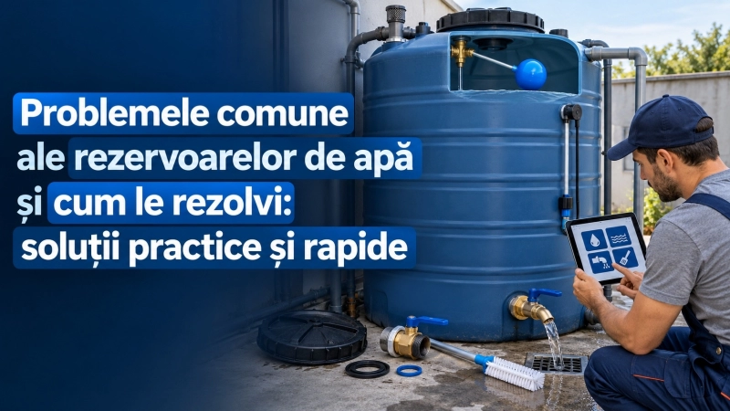 Probleme frecvente la rezervoarele de apa: cauze, verificari si solutii