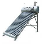 Panou solar nepresurizat Detoolz cu 12 tuburi vidate, boiler inox 120 litri