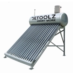 Panou solar nepresurizat Detoolz cu 18 tuburi vidate, boiler inox 180 litri