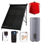 Pachet confort panou solar Ferroli cu 25 tuburi vidate ECOTUBE NEW 25 cu boiler bivalent Ecounit 200 litri