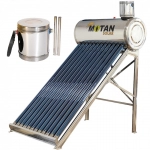 Pachet panouri solare Motan Solar cu 12 tuburi vidate cu boiler din inox 120 litri si rezervor flotor 5 litri