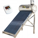 Pachet panouri solare Motan Solar cu 12 tuburi vidate cu boiler din inox 120 litri si panou comanda